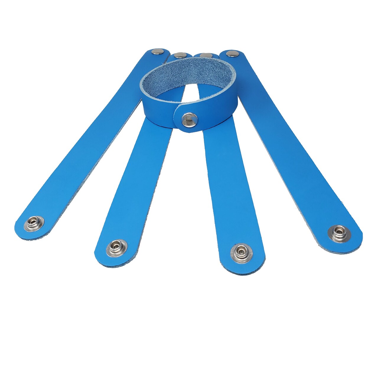 1" Latigo Leather Bracelets – DIY Hot Stamping & Engraving Blanks 6 Packs